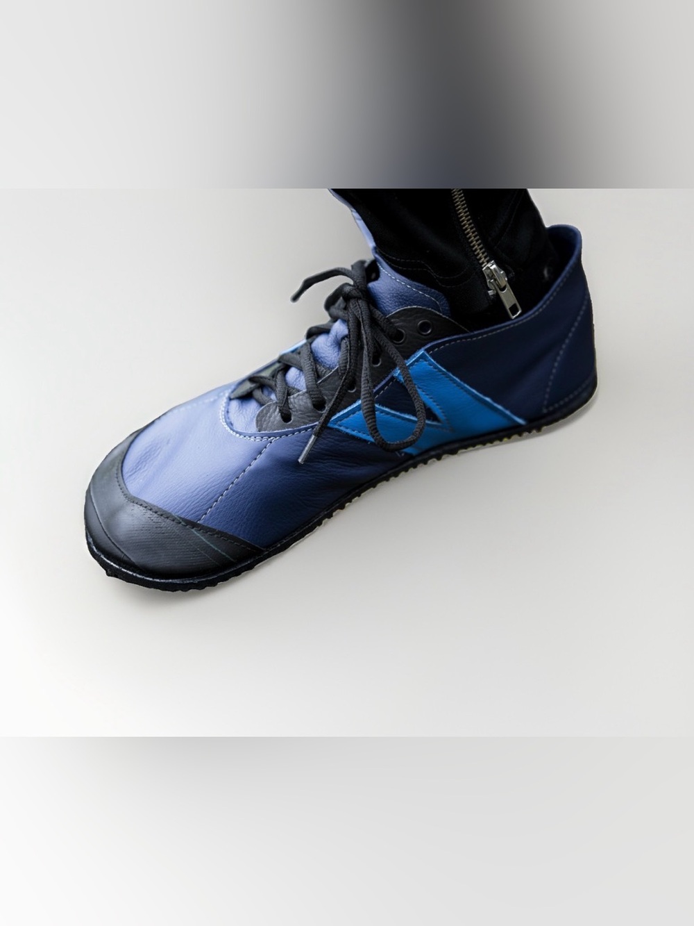 Softstar Primal RunAmoc Barefoot Shoes Custom Blue Leather Minimalist NWOT 6 USA